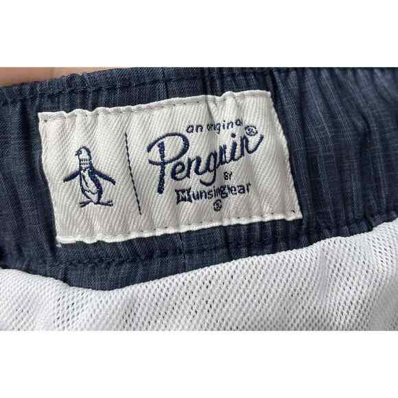 Original Penguin Printed Swim Shorts, Dark Navy, Men's XXL New with tags - Picture 3 of 4